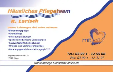 Foto von Häusliches Pflegeteam R. Larisch GmbH
