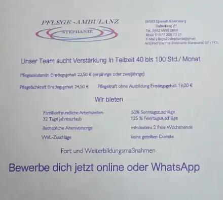 Foto von Pflege-Ambulanz -Stephanie Gf / PDl Stephanie Marquardt