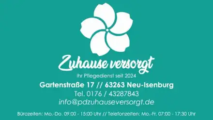 Foto von Pflegedienst "Zuhause versorgt" Sandra Katharina Bohrmann